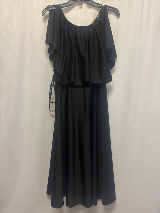 Dress Casual Midi By Clothes Mentor In Black, Size: M