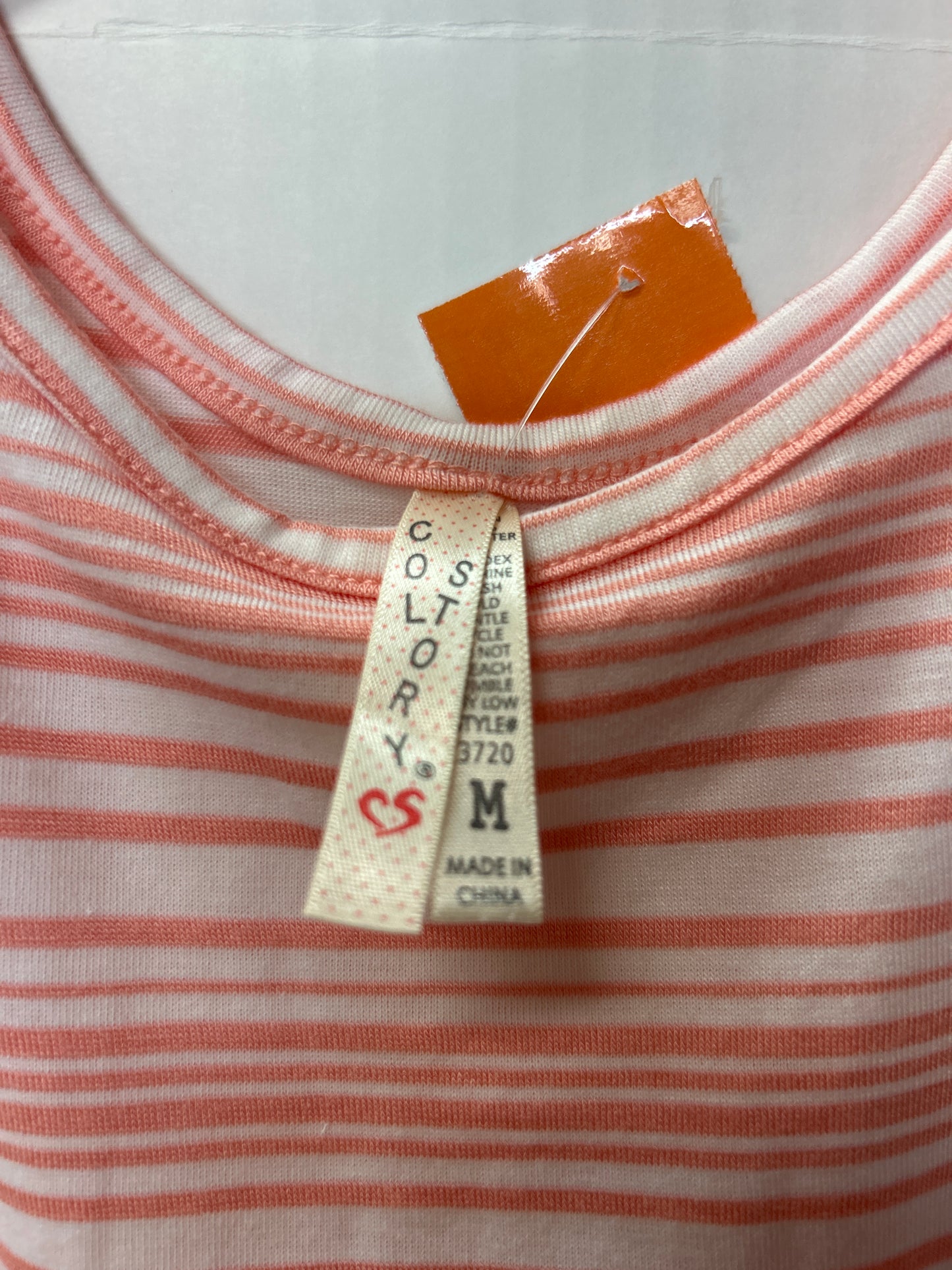 Tank Top By Clothes Mentor In Peach, Size: M