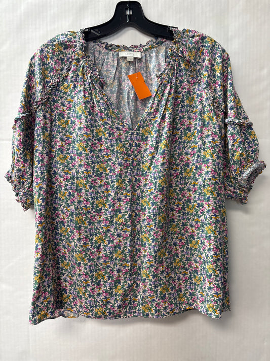 Top Short Sleeve By Loft  Size: L