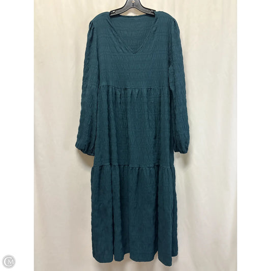 Dress Casual Maxi By Shein In Aqua, Size: Xl