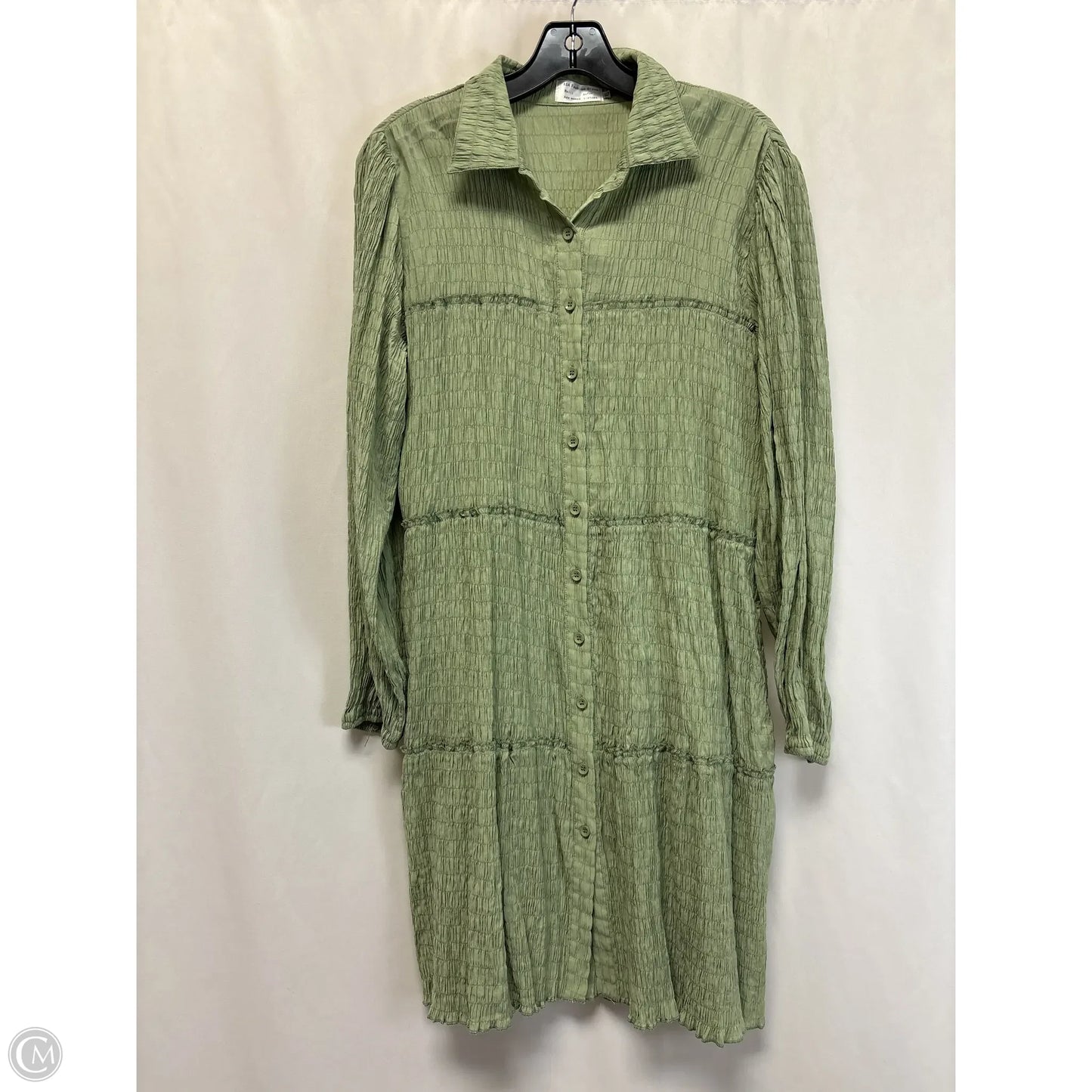 Dress Casual Midi By Clothes Mentor In Green, Size: Xl