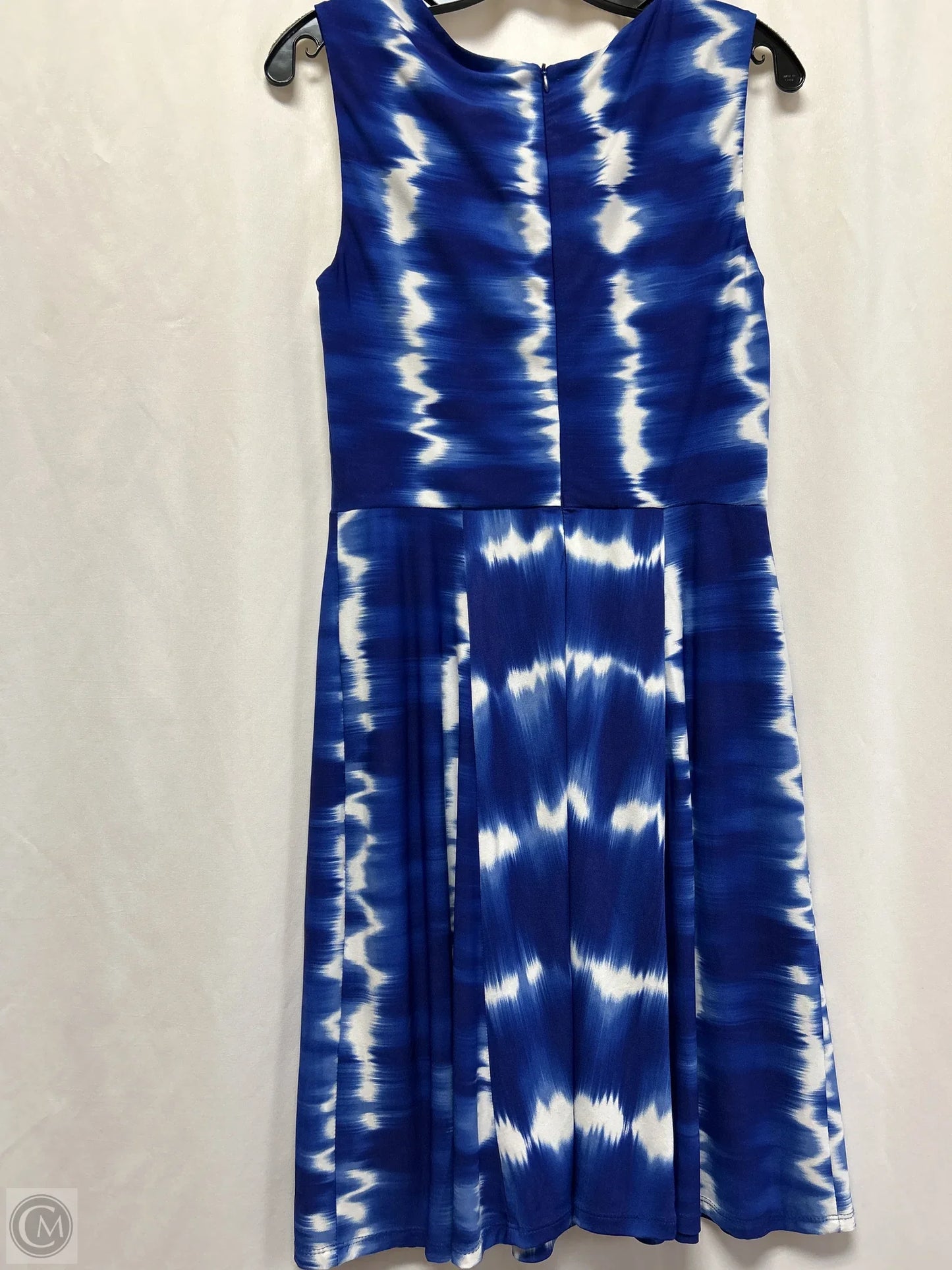 Dress Casual Midi By Connected Apparel In Blue, Size: S