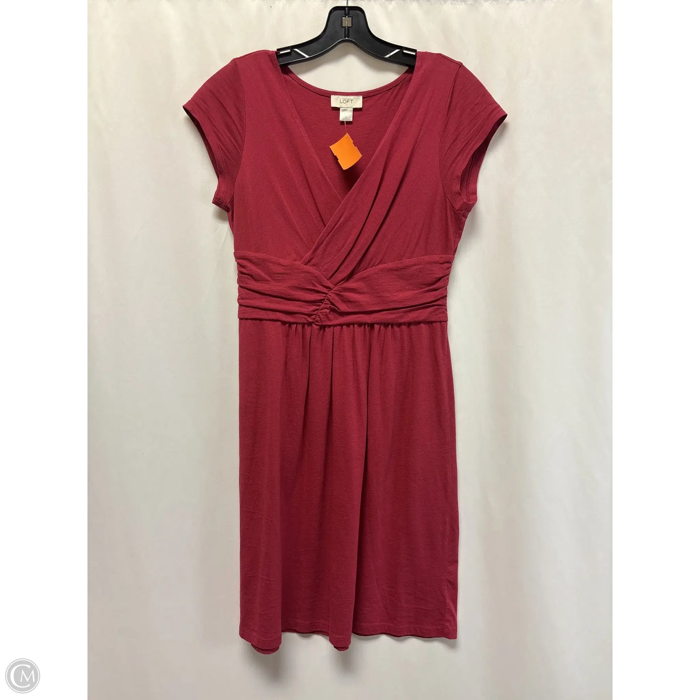 Dress Casual Midi By Loft In Pink, Size: S