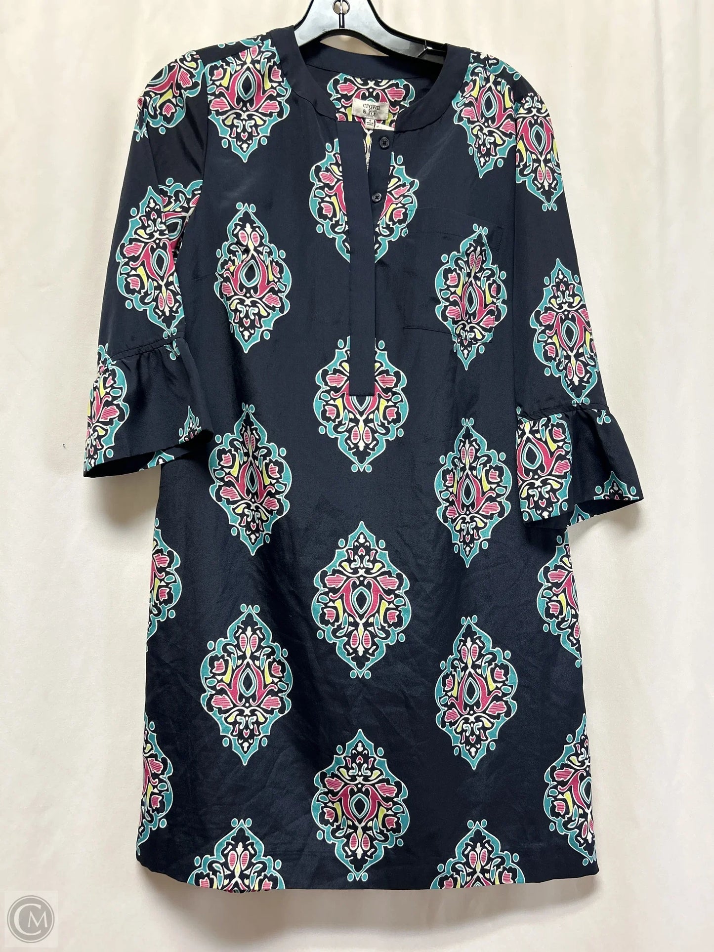 Dress Casual Midi By Crown And Ivy In Navy, Size: S