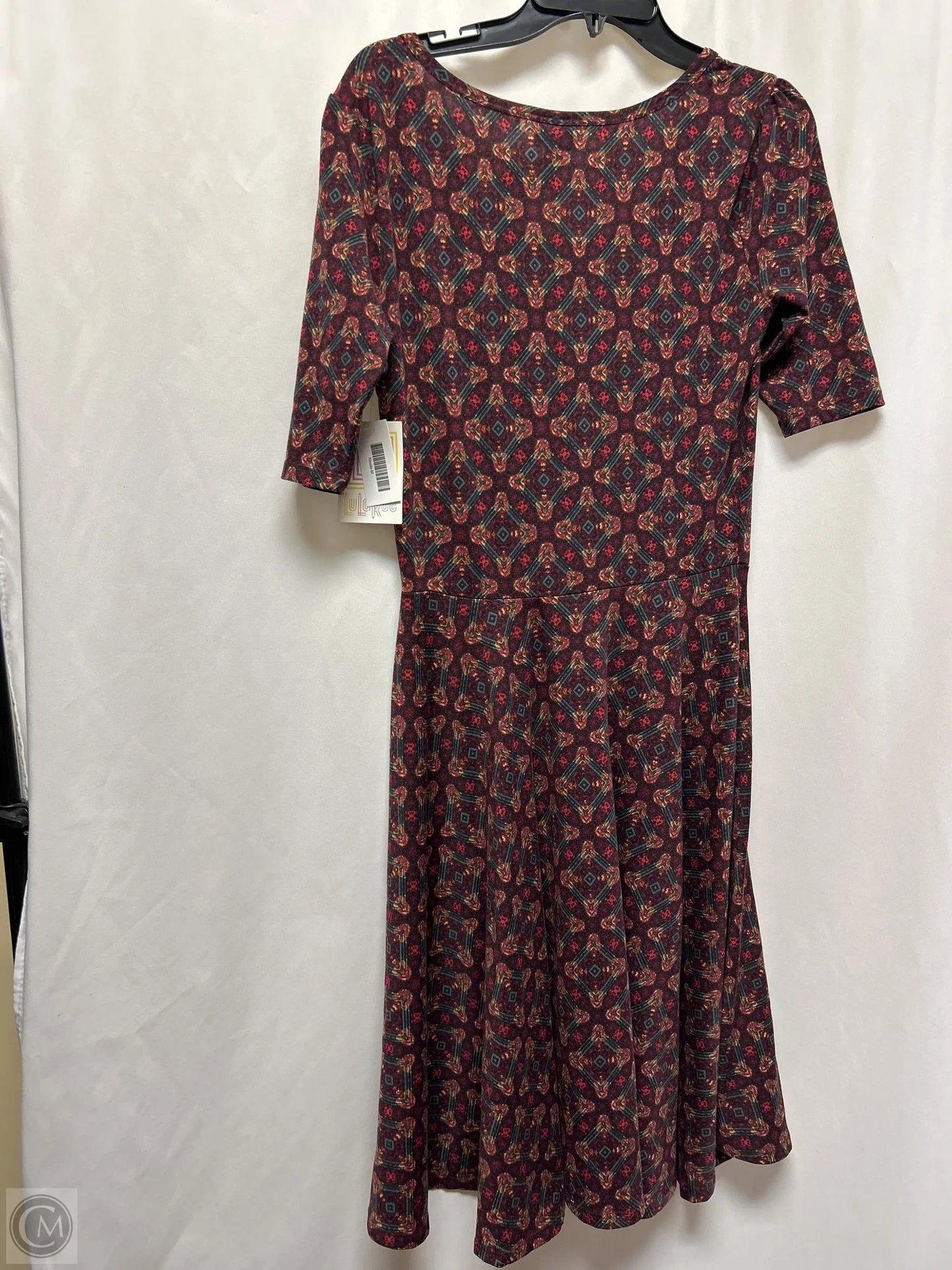 Dress Casual Midi By Lularoe In Maroon, Size: M