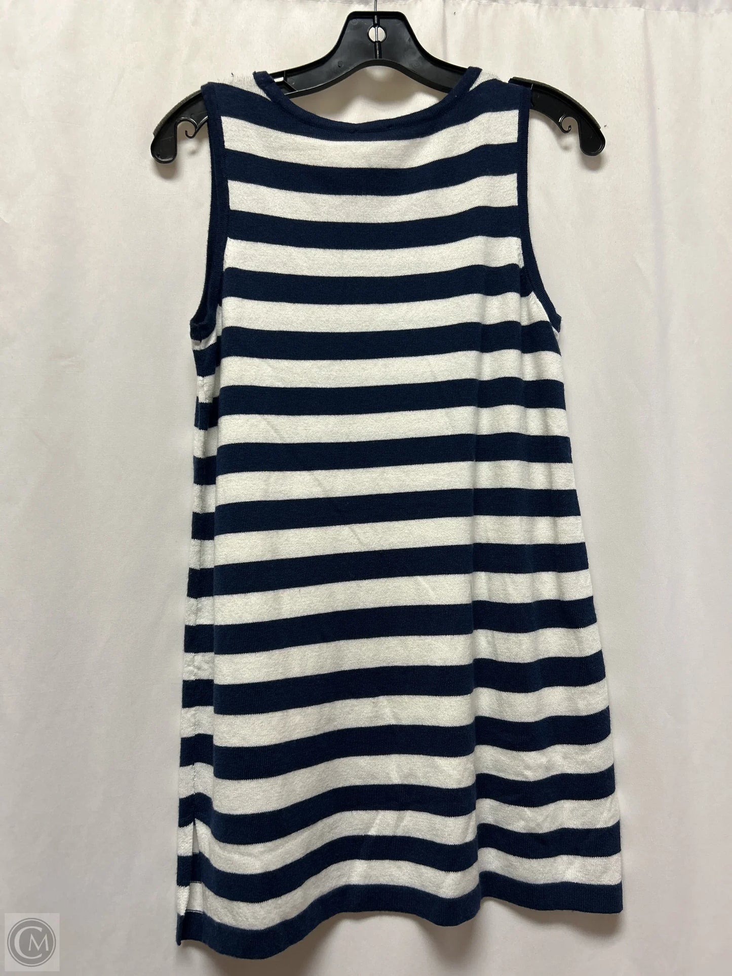 Dress Casual Midi By Chicos In Blue, Size: S