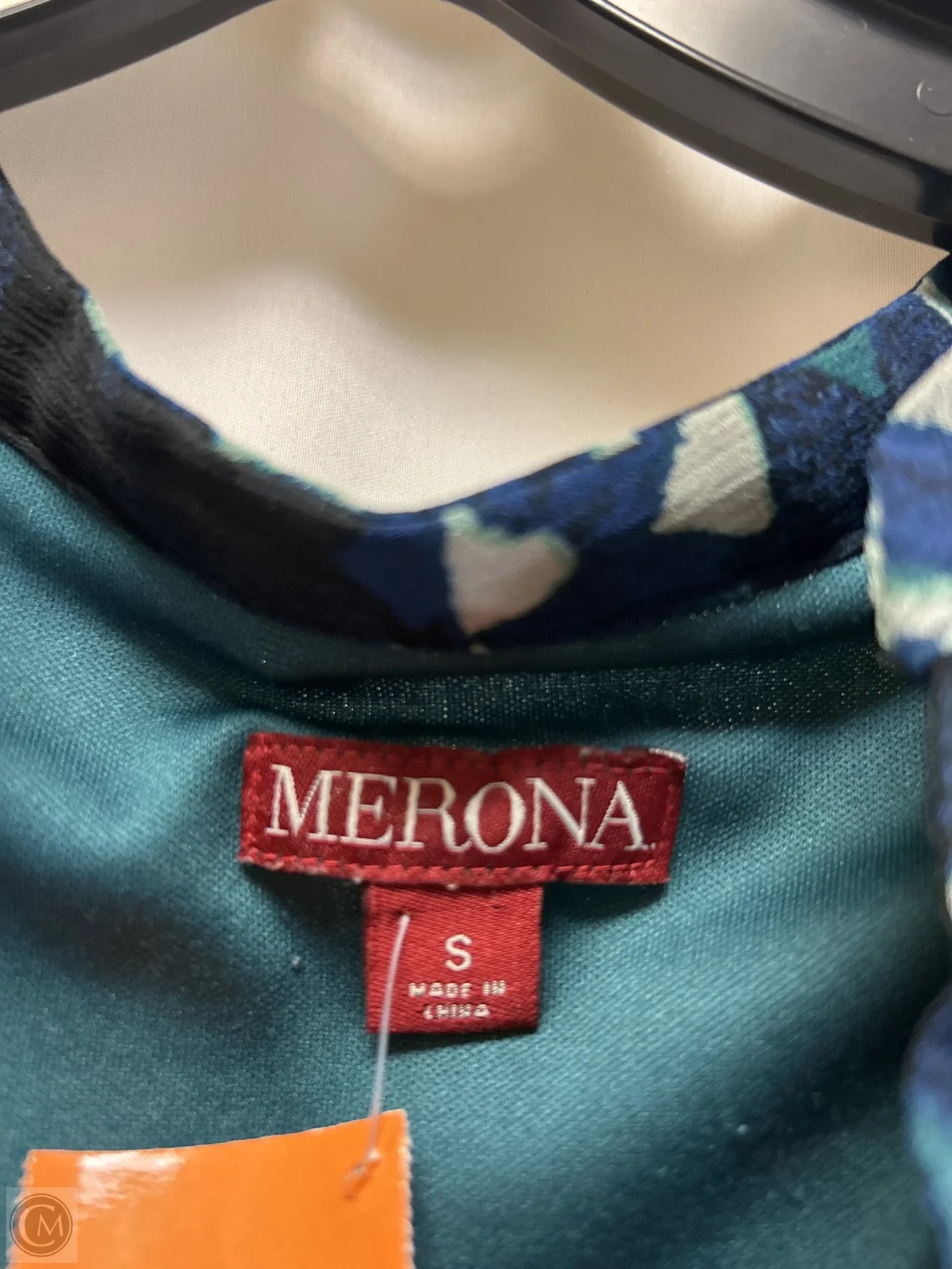 Dress Casual Midi By Merona In Blue, Size: S