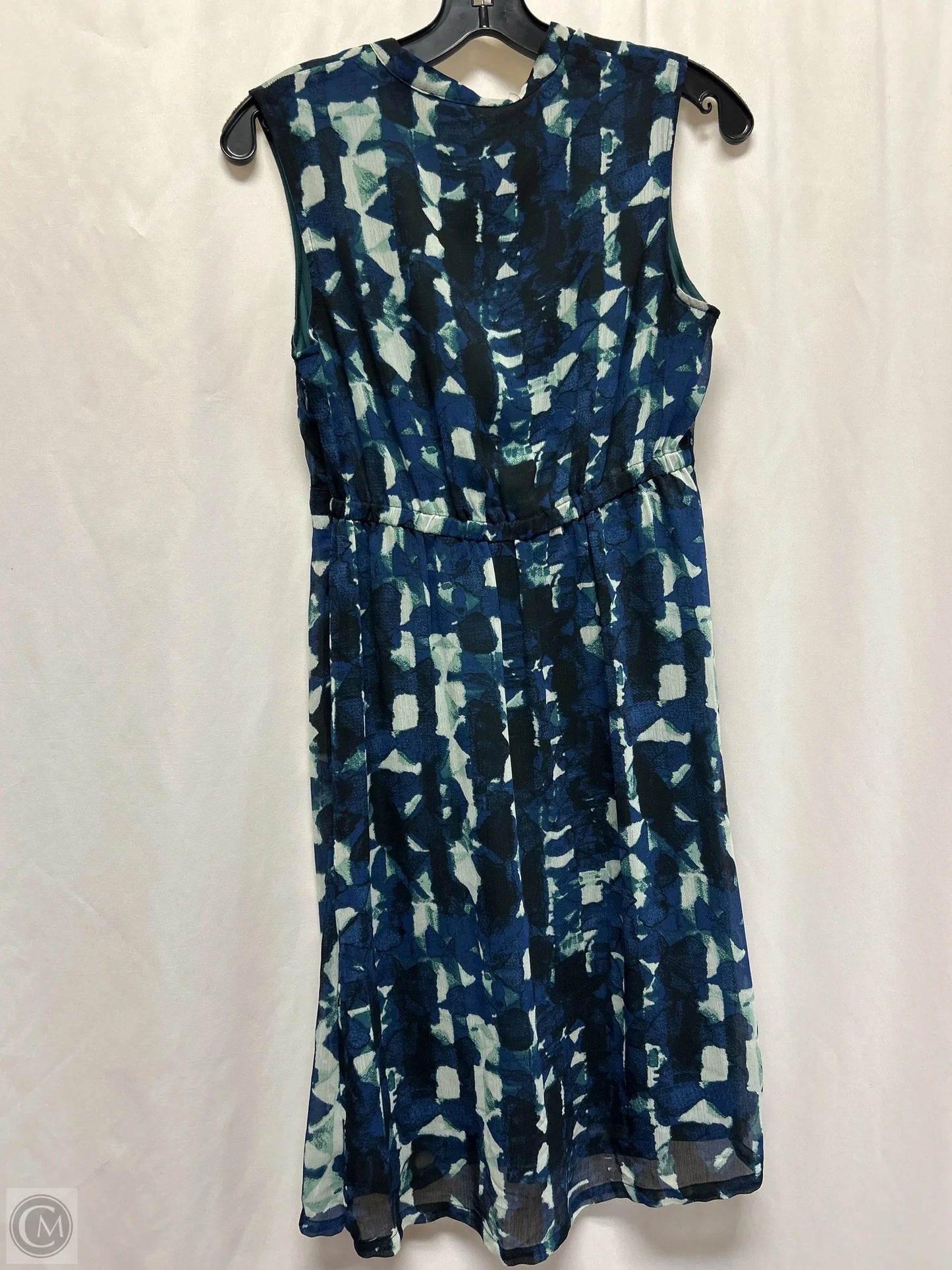 Dress Casual Midi By Merona In Blue, Size: S