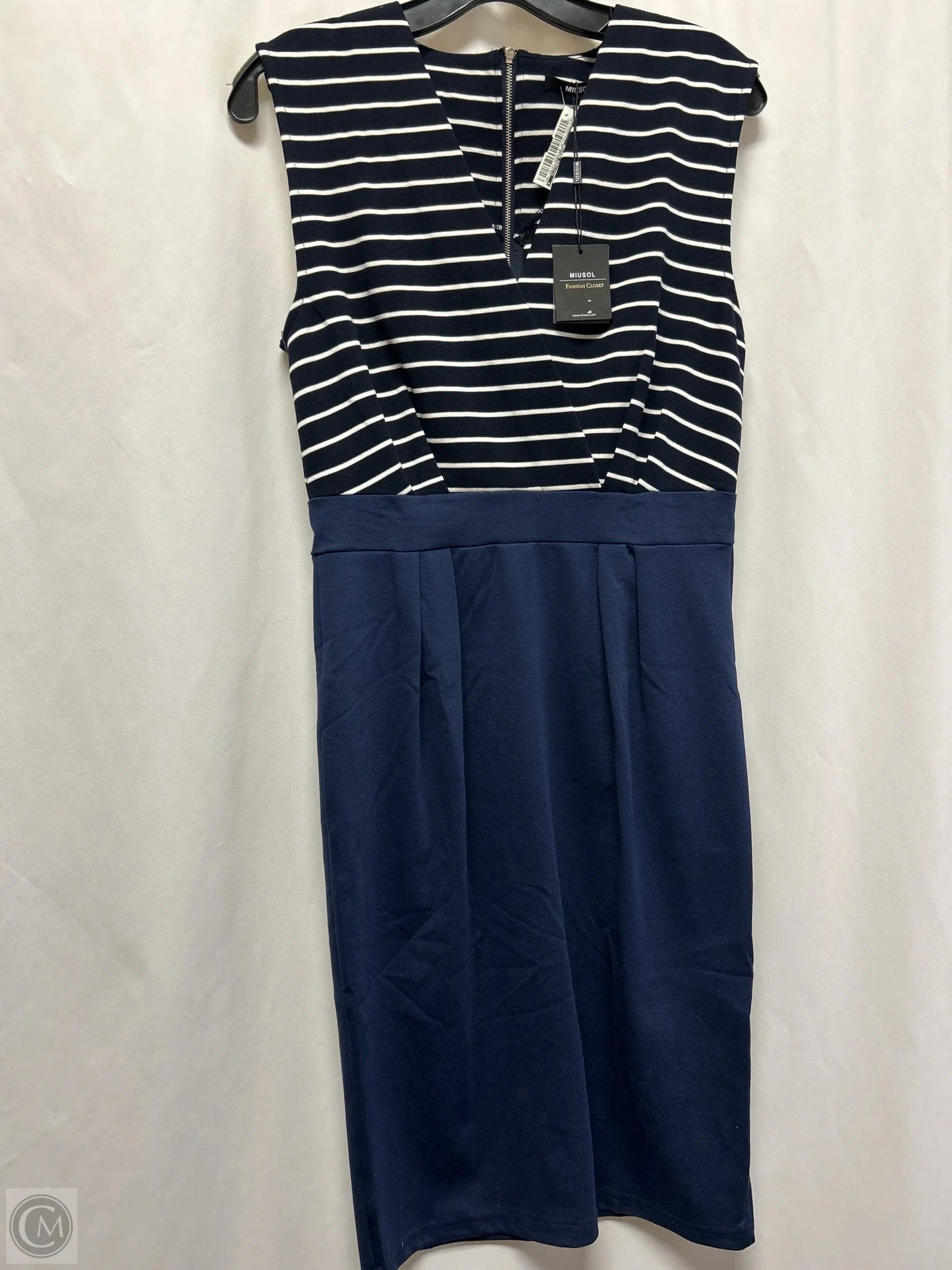 Dress Casual Midi By Clothes Mentor In Navy, Size: S