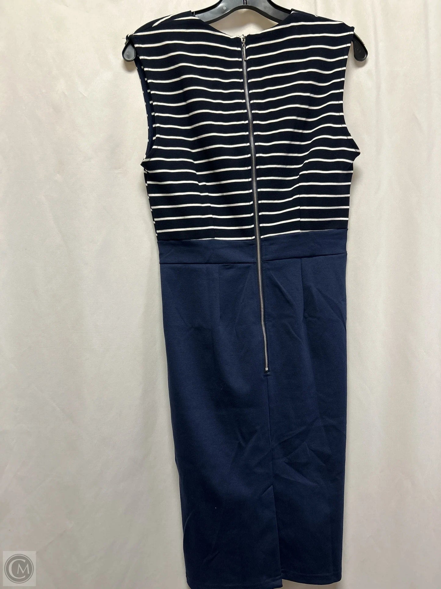 Dress Casual Midi By Clothes Mentor In Navy, Size: S