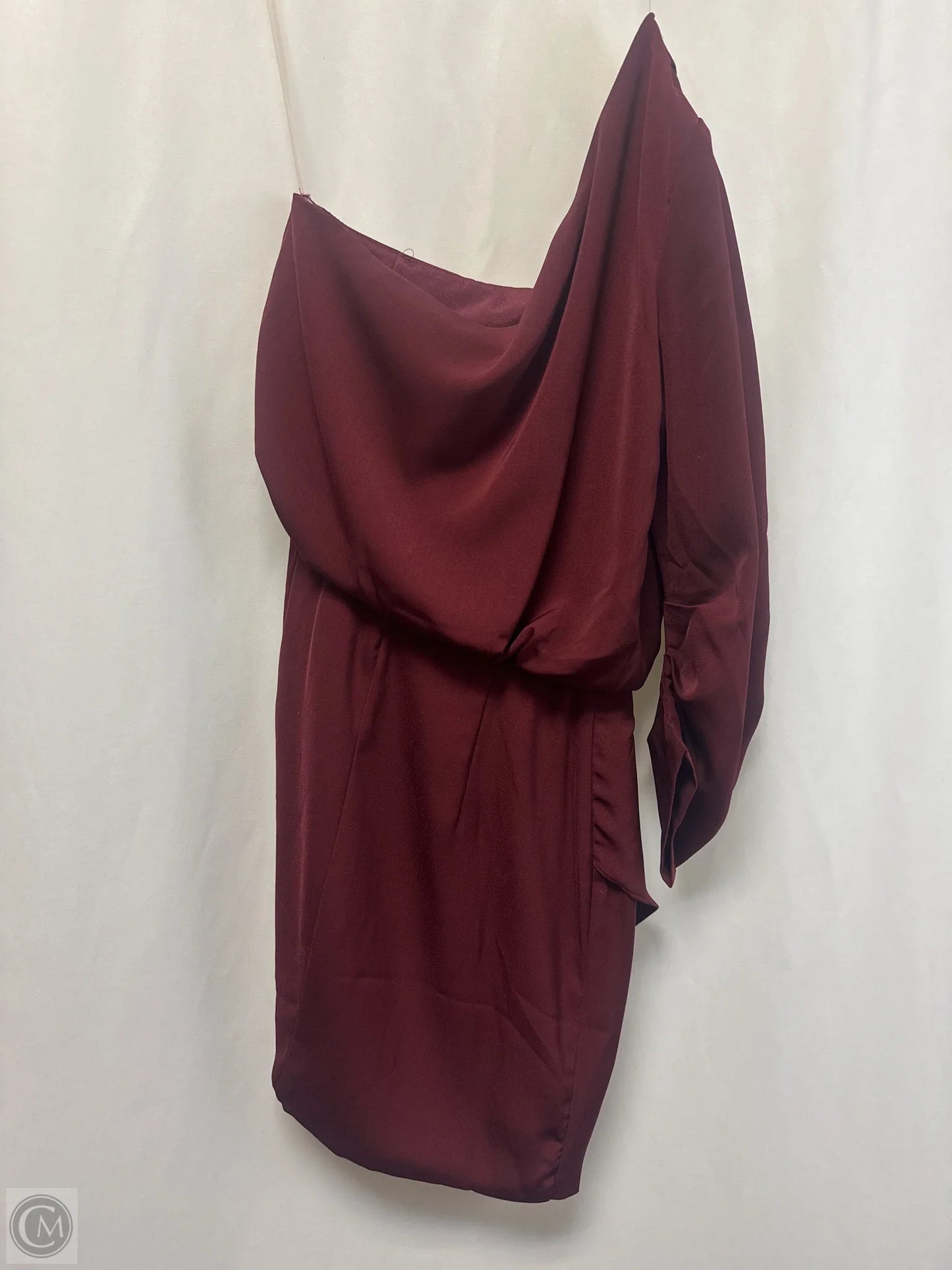 Dress Casual Midi By Clothes Mentor In Maroon, Size: S