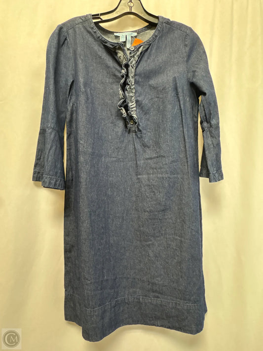 Dress Casual Midi By Draper James In Blue Denim, Size: S