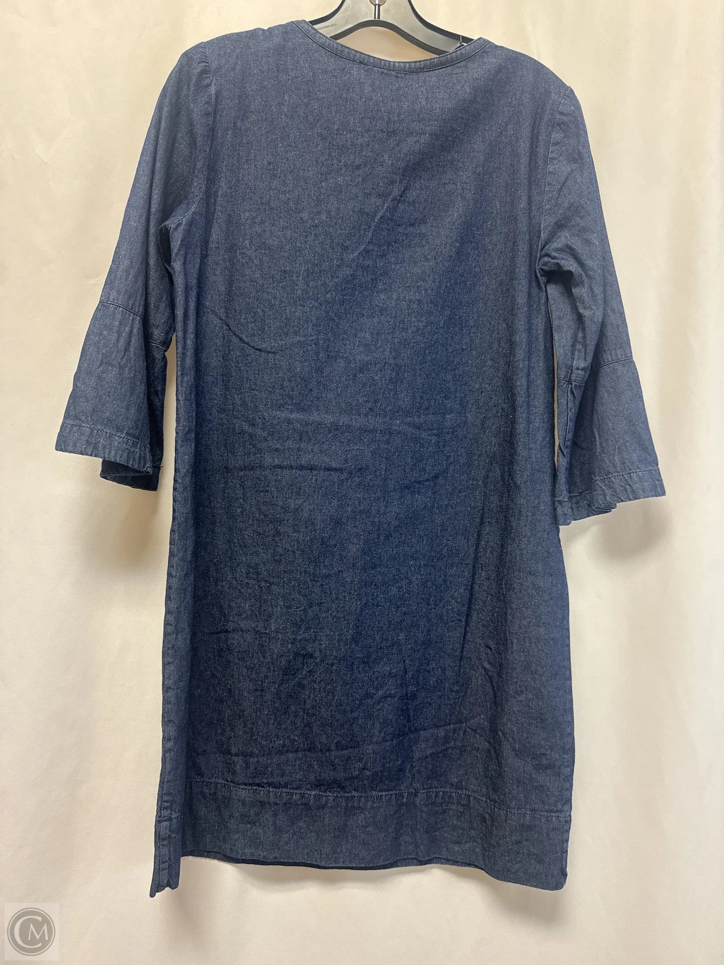 Dress Casual Midi By Draper James In Blue Denim, Size: S