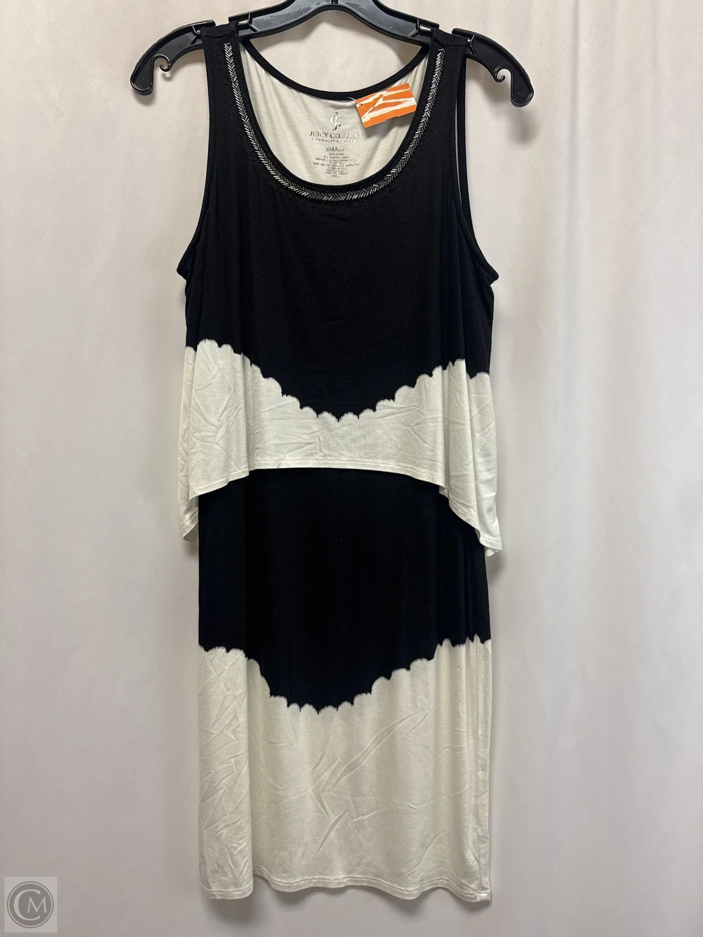 Dress Casual Midi By Juicy Couture In Black & White, Size: S