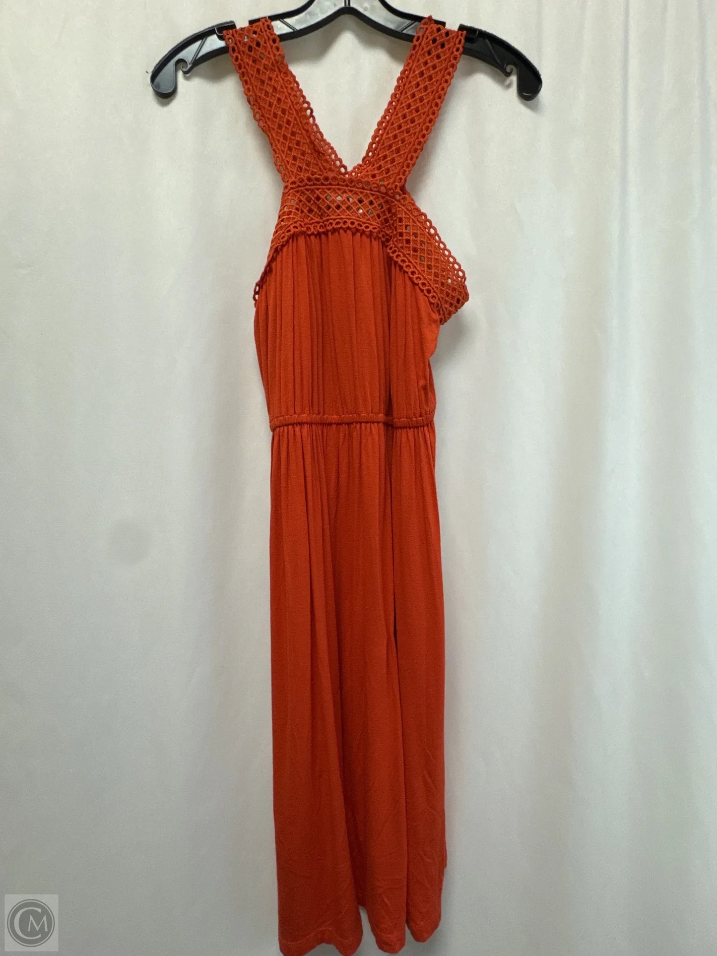 Dress Casual Midi By Loft In Orange, Size: Xs