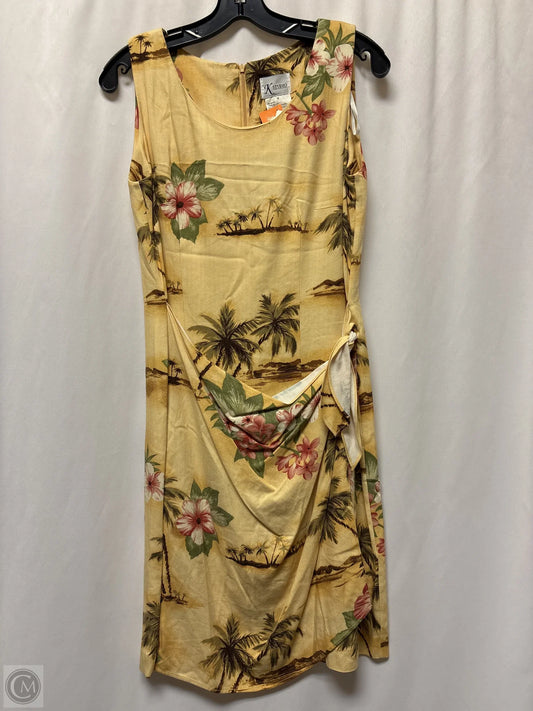 Dress Casual Midi By Clothes Mentor In Yellow, Size: S