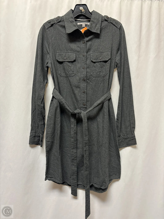 Dress Casual Midi By Gap In Grey, Size: Xs