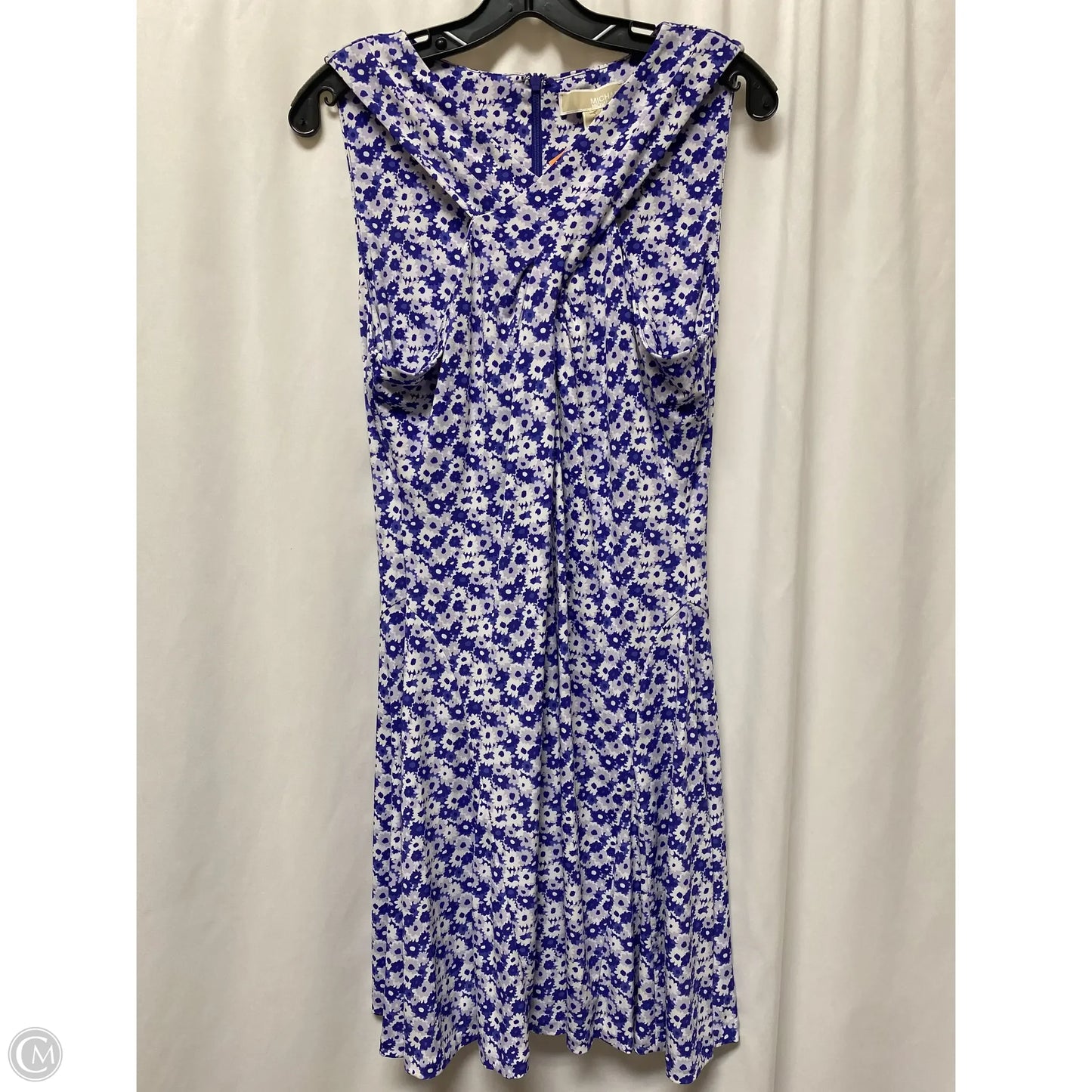 Dress Casual Midi By Michael By Michael Kors In Purple, Size: L