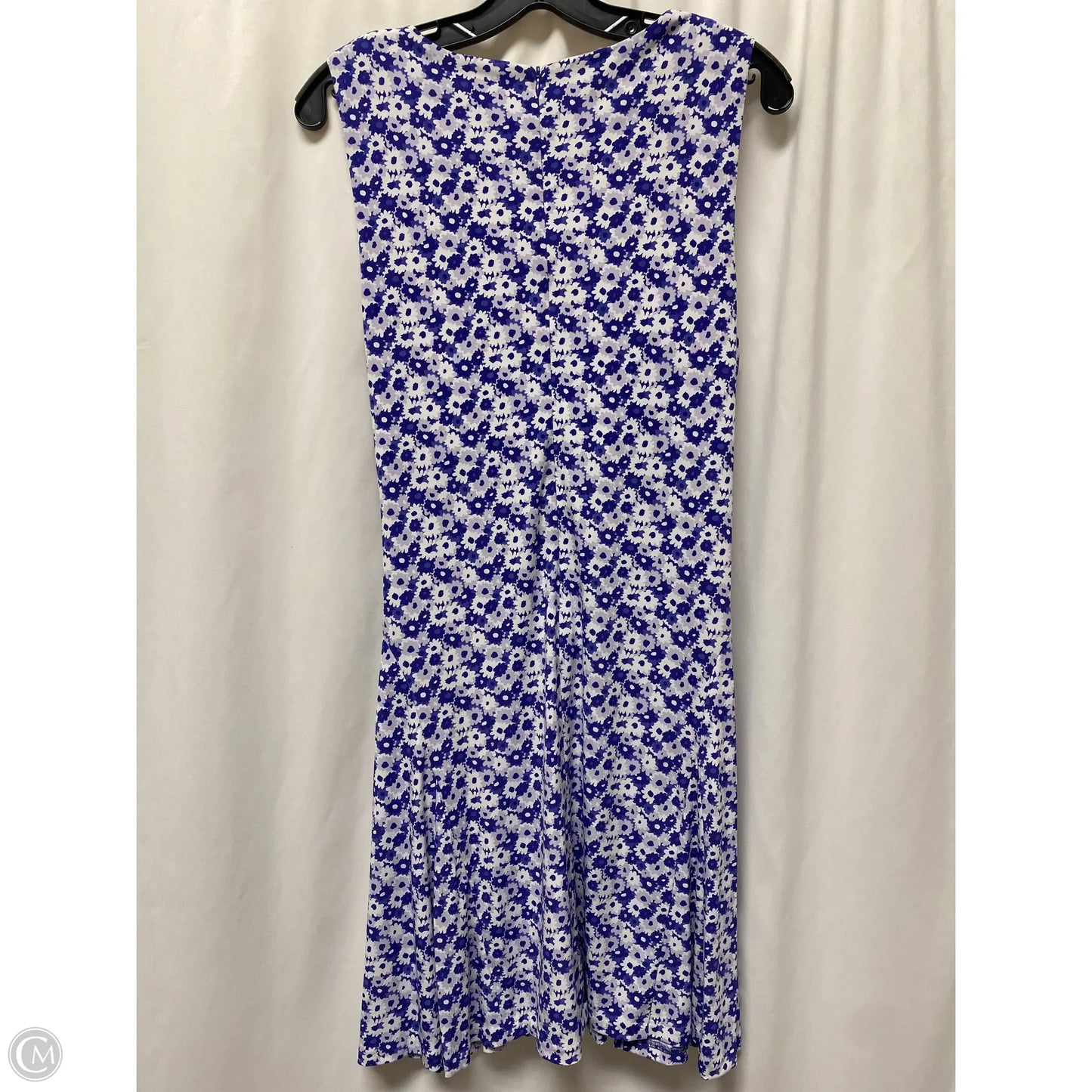 Dress Casual Midi By Michael By Michael Kors In Purple, Size: L