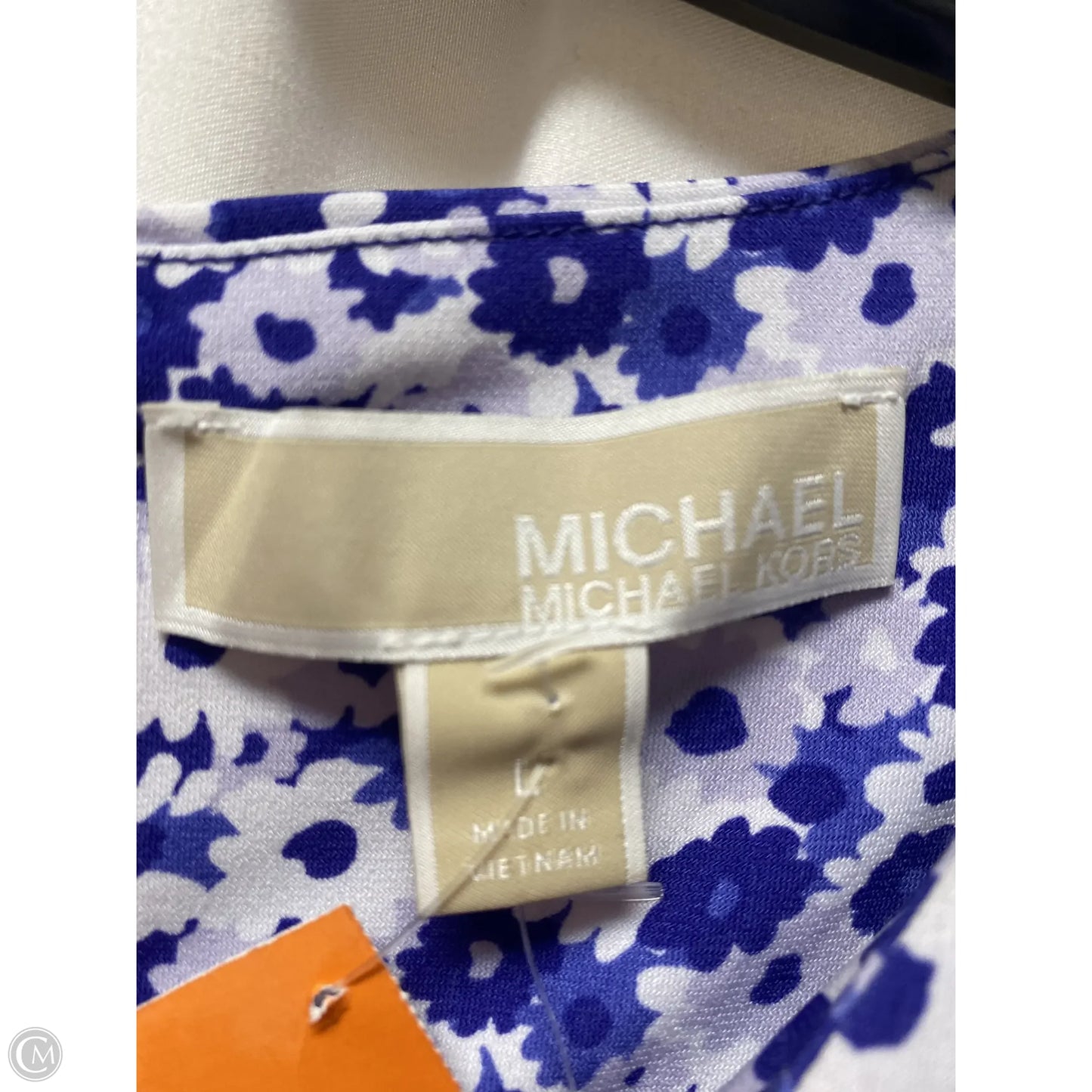 Dress Casual Midi By Michael By Michael Kors In Purple, Size: L