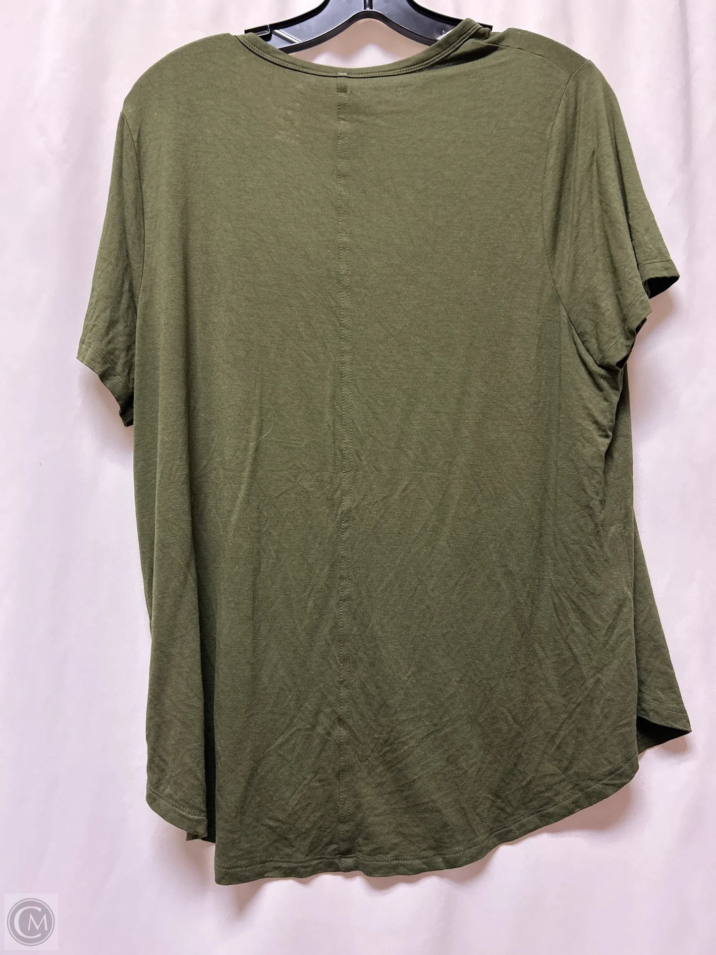 Top Short Sleeve By A New Day In Green, Size: Xl