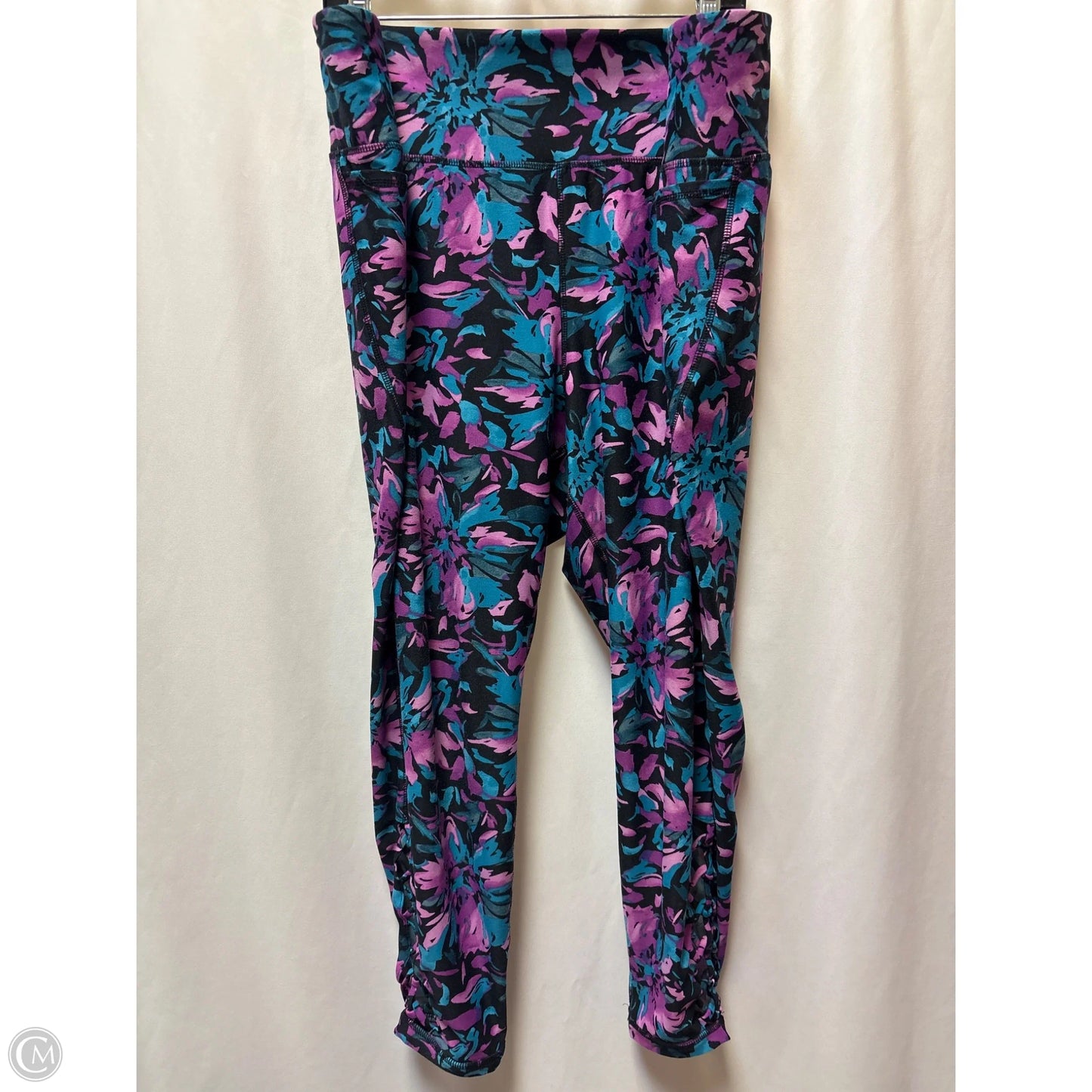Athletic Leggings By Livi Active In Purple, Size: 4x