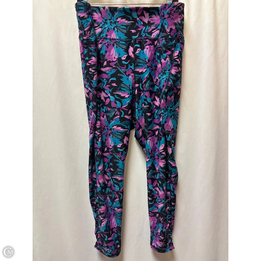 Athletic Leggings By Livi Active In Purple, Size: 4x