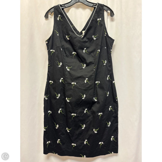 Dress Casual Midi By Amanda Smith In Black, Size: L