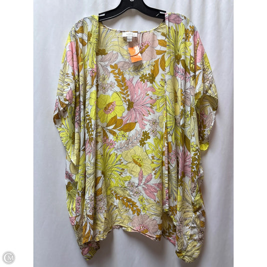 Swimwear Cover-up By Loft In Yellow, Size: Xs