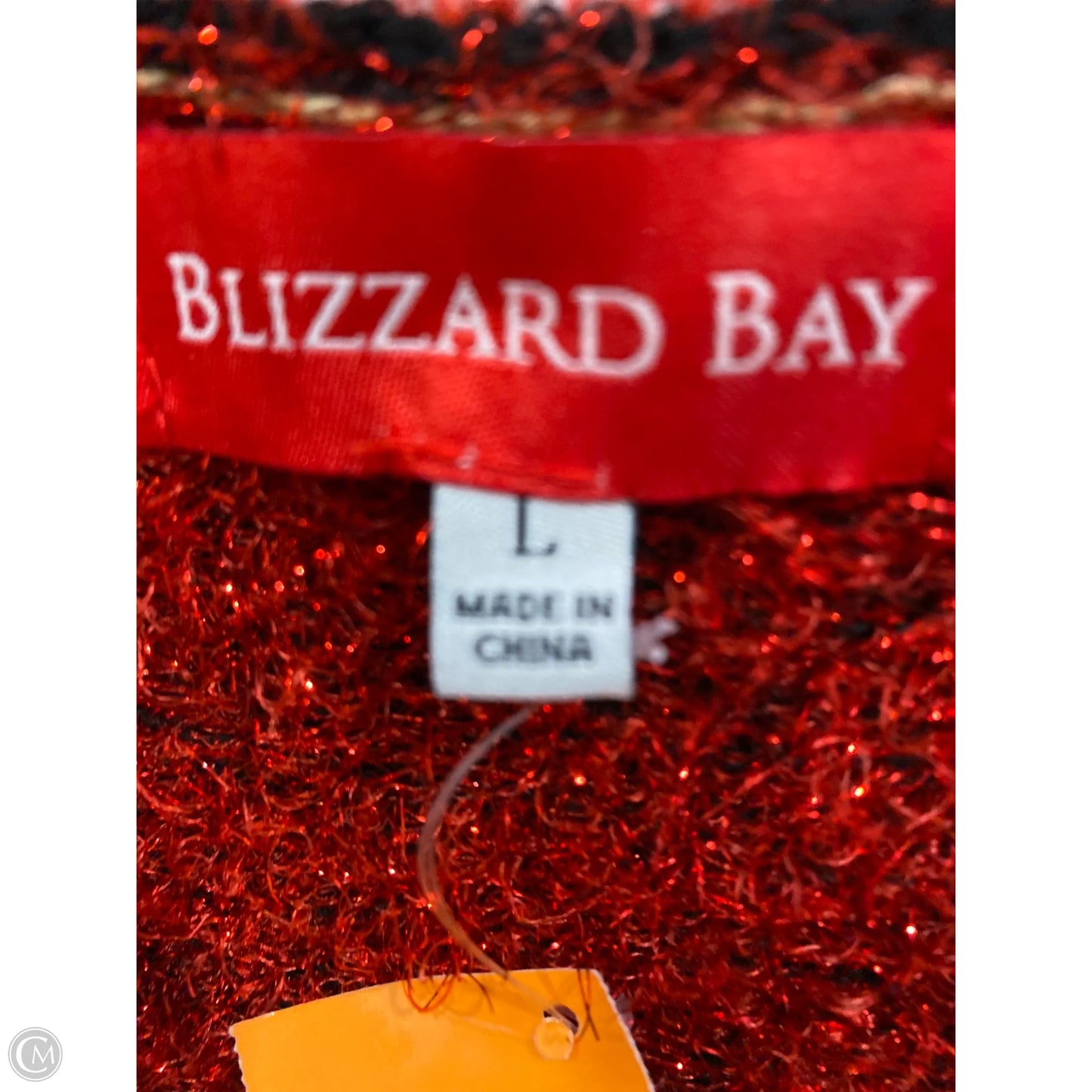 Sweater By Clothes Mentor In Red, Size: L