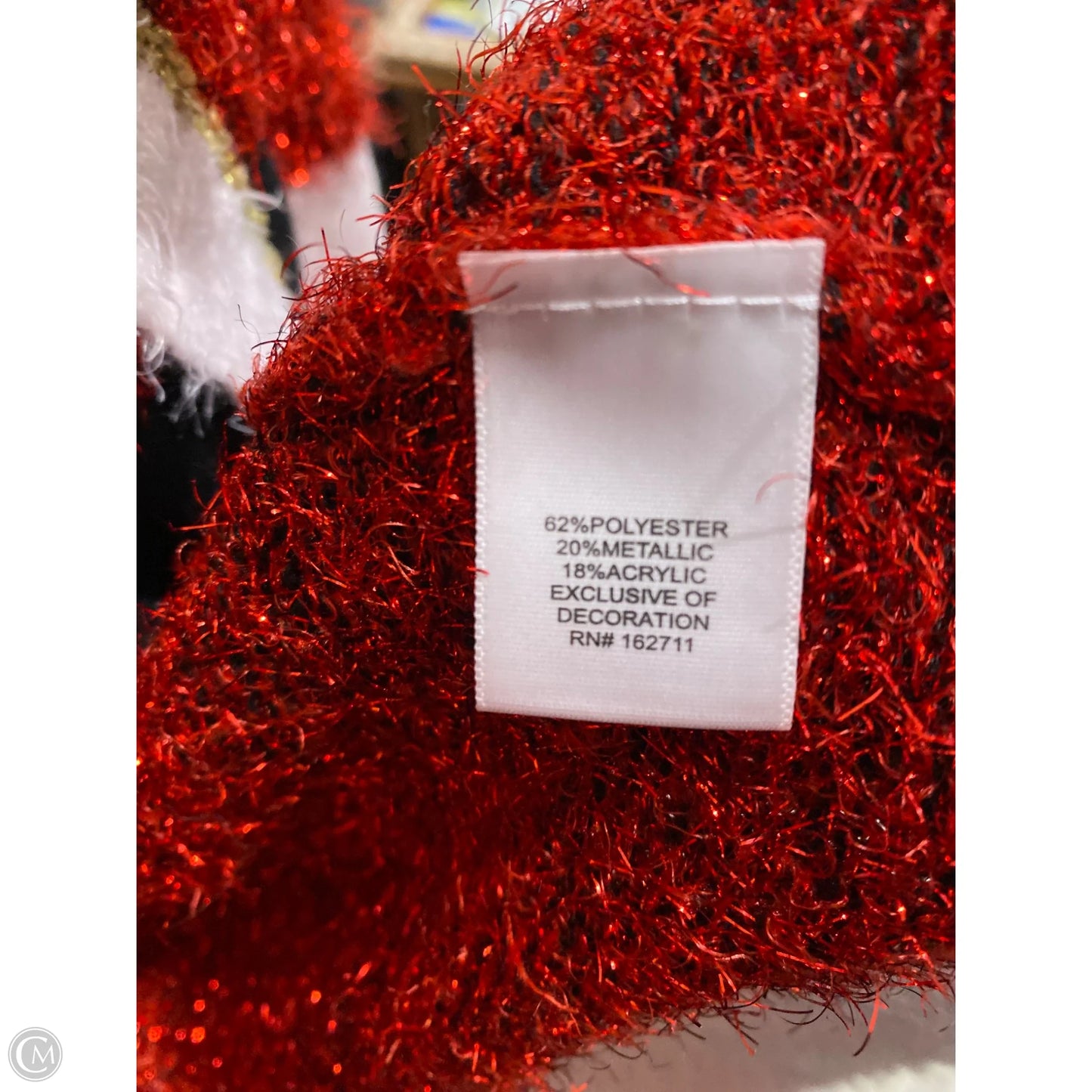 Sweater By Clothes Mentor In Red, Size: L