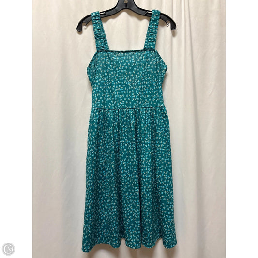 Dress Casual Midi By Clothes Mentor In Teal, Size: M