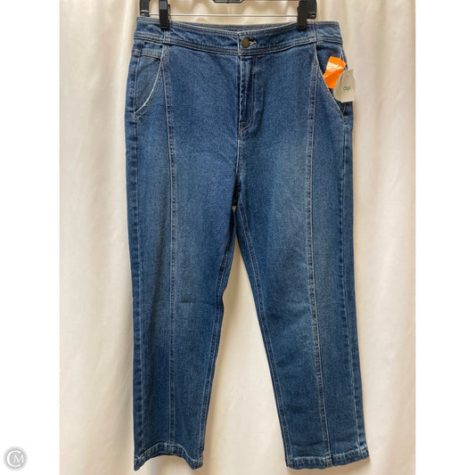 Jeans Straight By Dip In Blue Denim, Size: 12