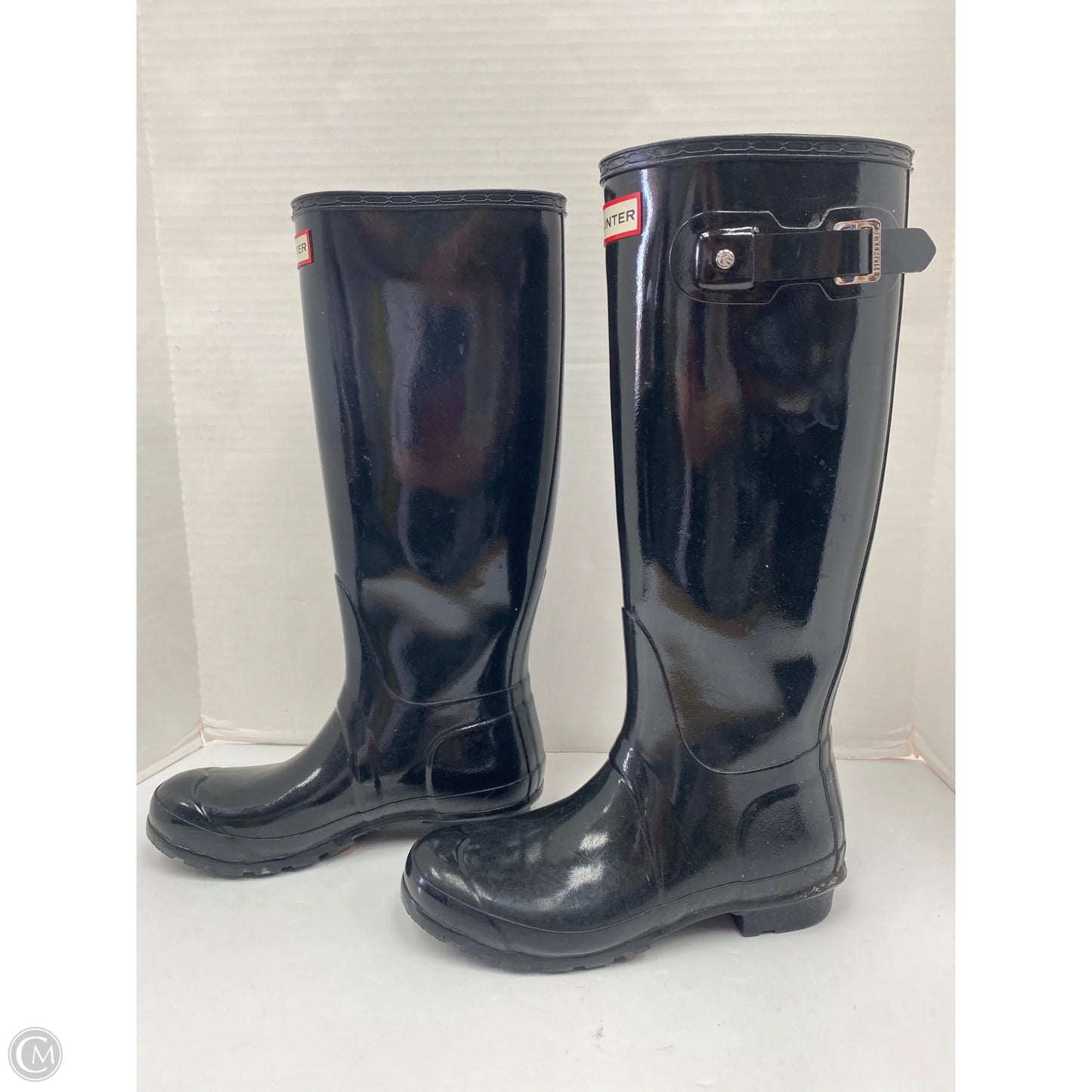 Boots Rain By Hunter In Black, Size: 6