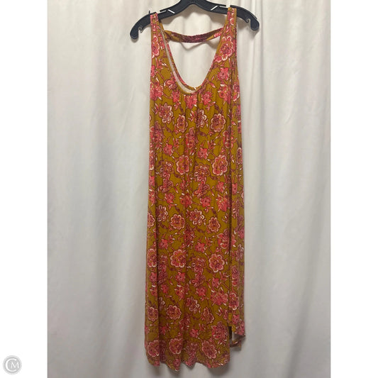 Dress Casual Maxi By Maurices In Yellow, Size: L