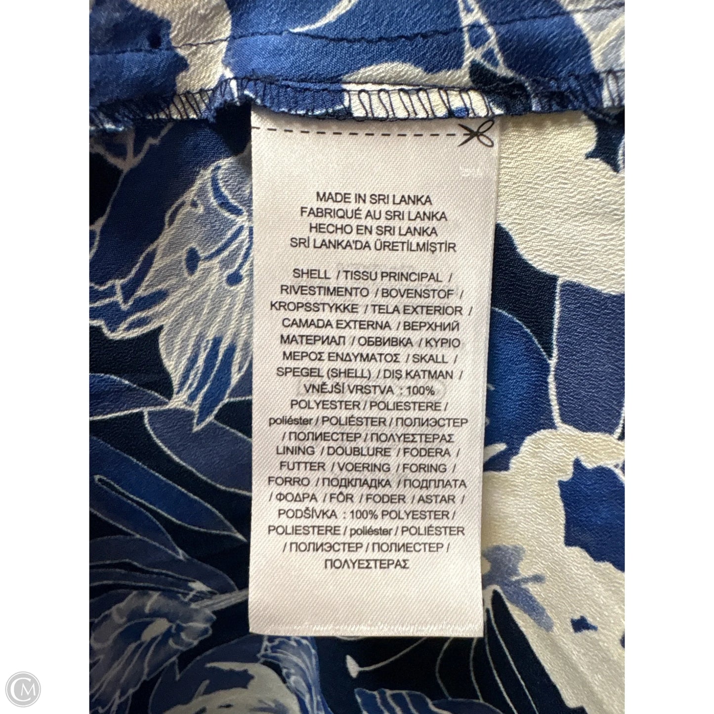 Dress Casual Midi By Ralph Lauren In Blue, Size: M