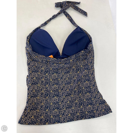 Swimsuit Top By Clothes Mentor In Navy, Size: L