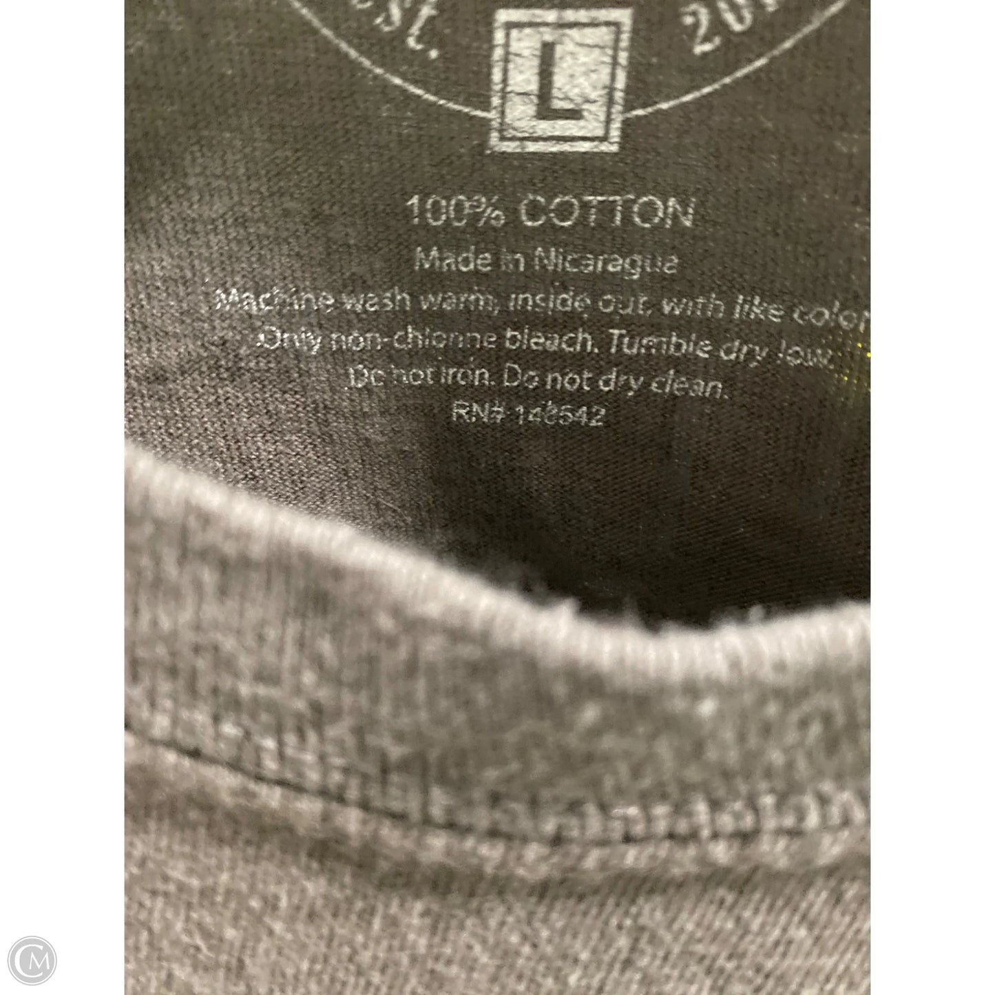 Top Long Sleeve By Clothes Mentor In Grey, Size: L