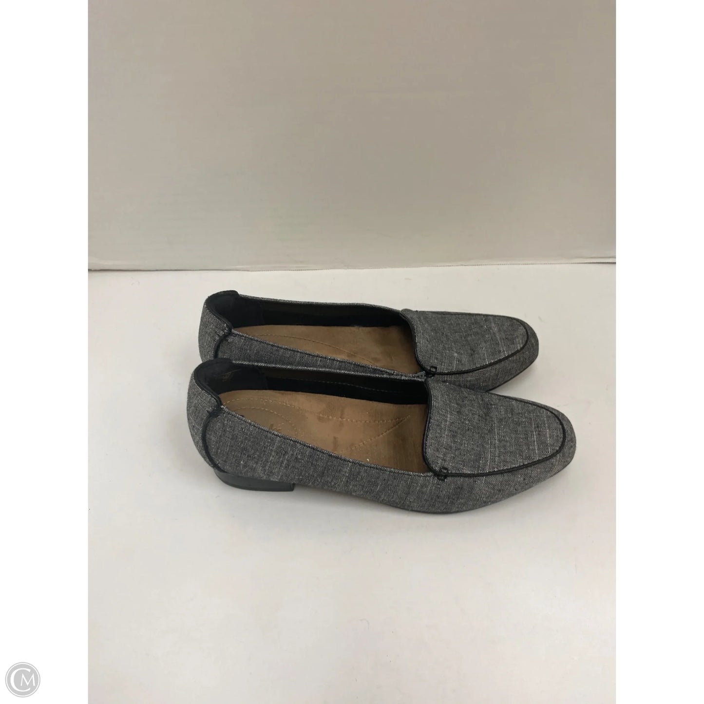 Shoes Heels Block By Clarks In Grey, Size: 7.5