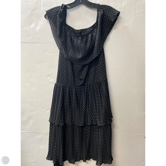 Dress Casual Midi By White House Black Market In Black, Size: Xs