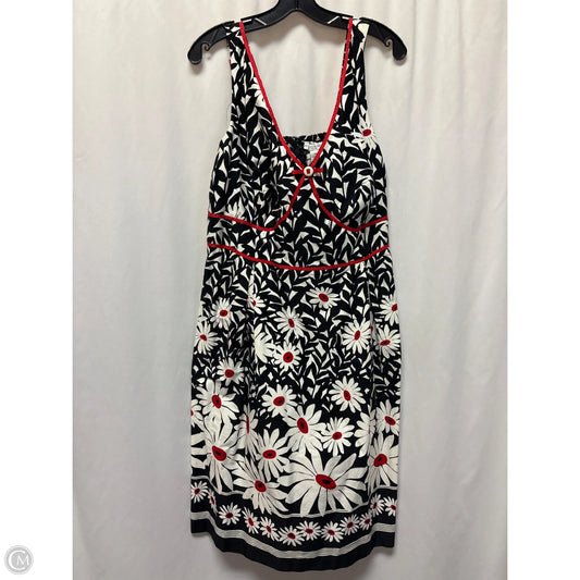 Dress Casual Maxi By Madison Leigh In Black & White, Size: L