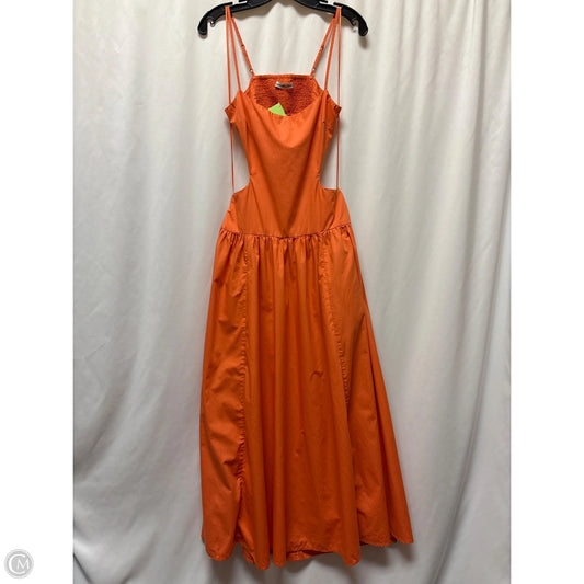 Dress Casual Maxi By Abercrombie And Fitch In Orange, Size: S