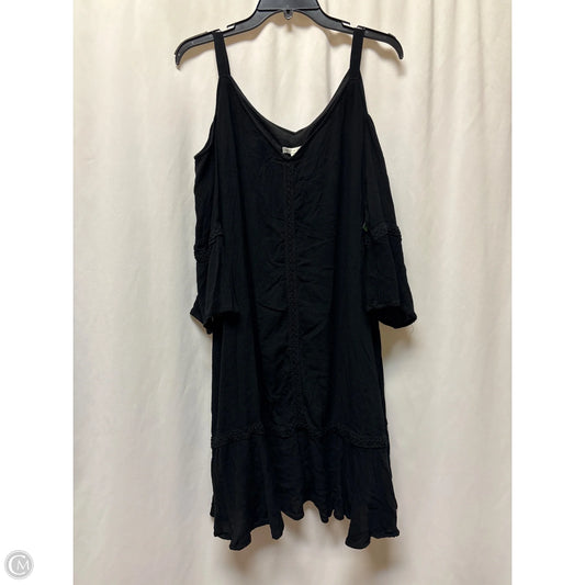 Dress Casual Midi By Cato In Black, Size: 1x