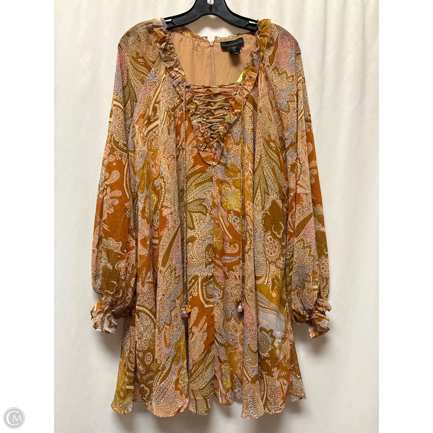 Dress Casual Midi By House Of Harlow In Orange, Size: M