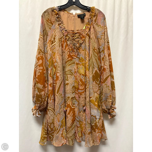 Dress Casual Midi By House Of Harlow In Orange, Size: M
