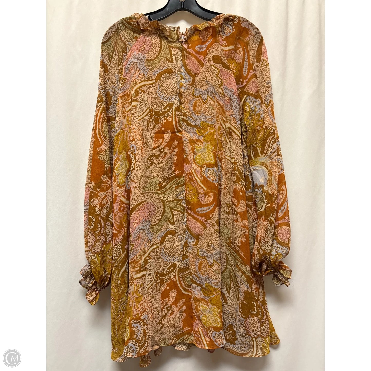 Dress Casual Midi By House Of Harlow In Orange, Size: M