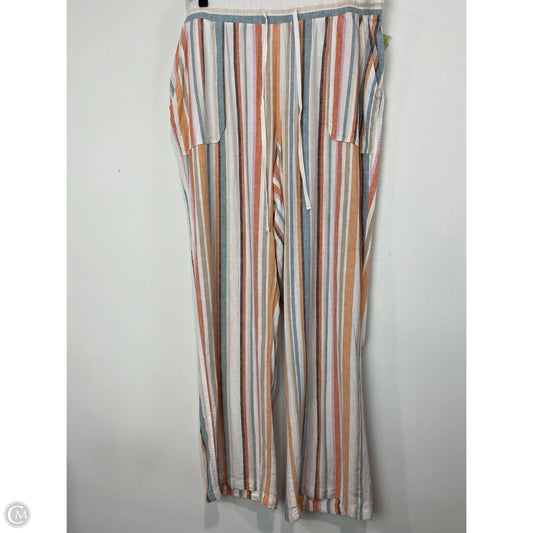 Pants Linen By Cato In Tan, Size: 1x