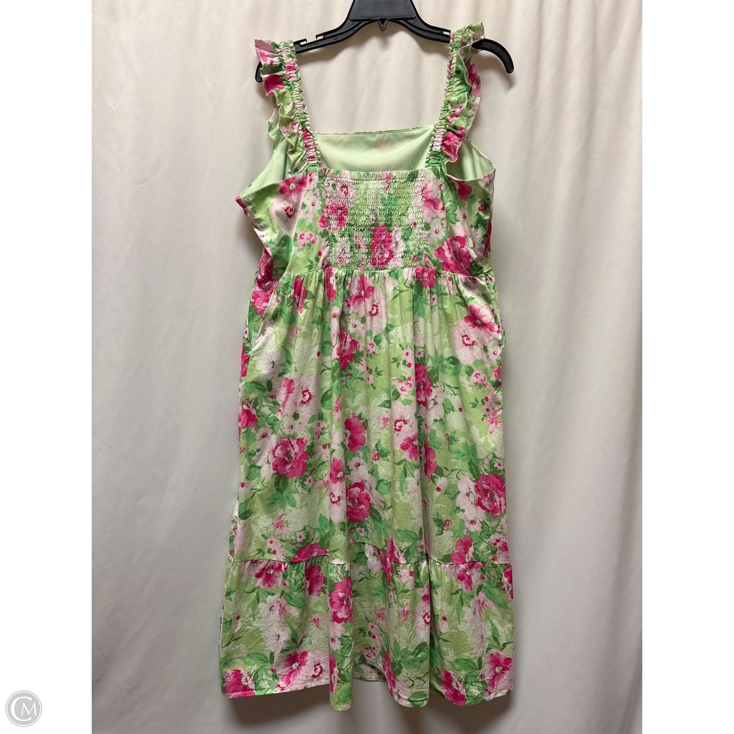 Dress Casual Midi By Torrid In Green, Size: 2x