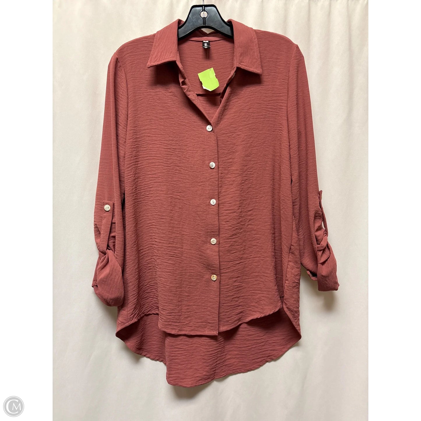 Top Long Sleeve By Clothes Mentor In Pink, Size: S