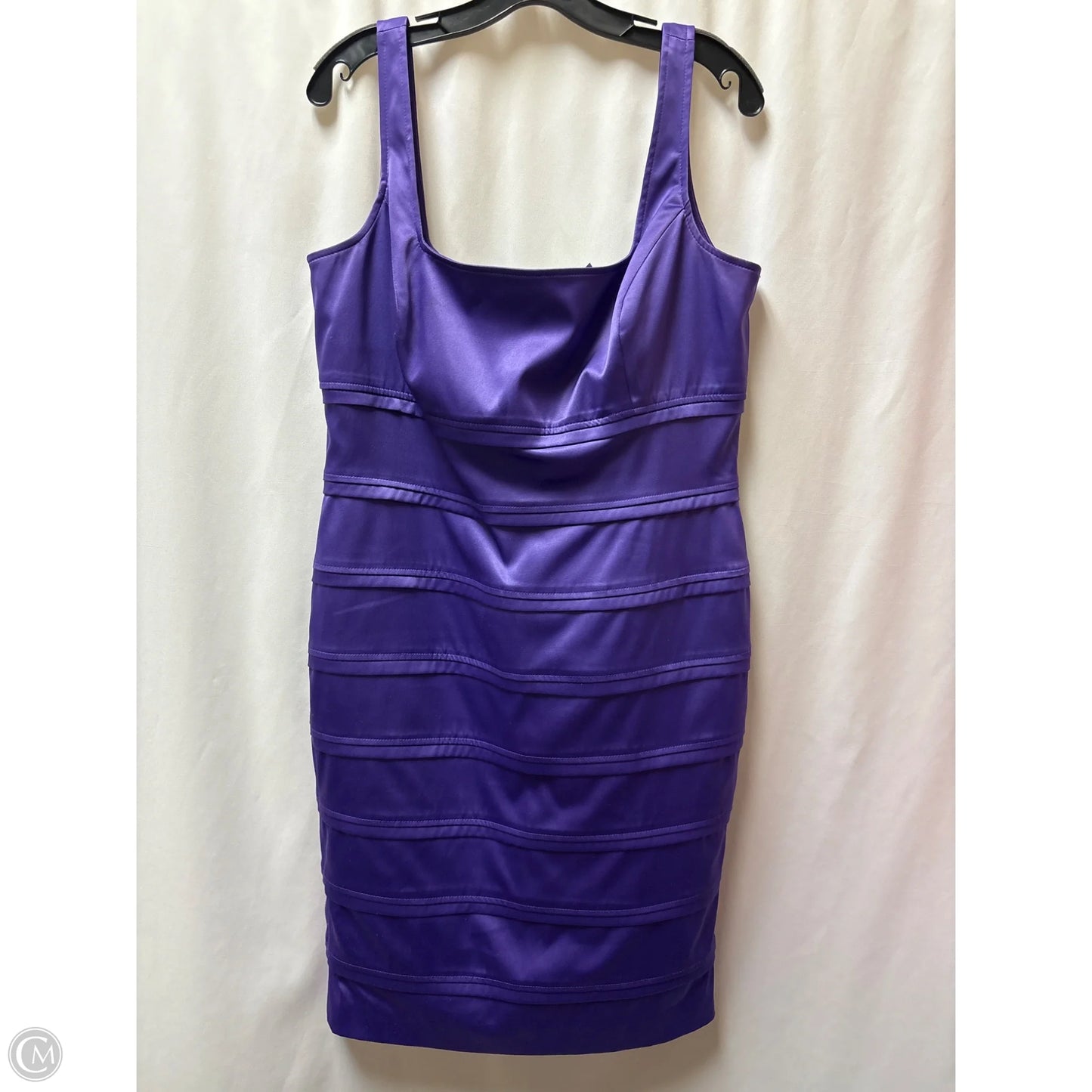 Dress Casual Midi By American Living In Purple, Size: 16